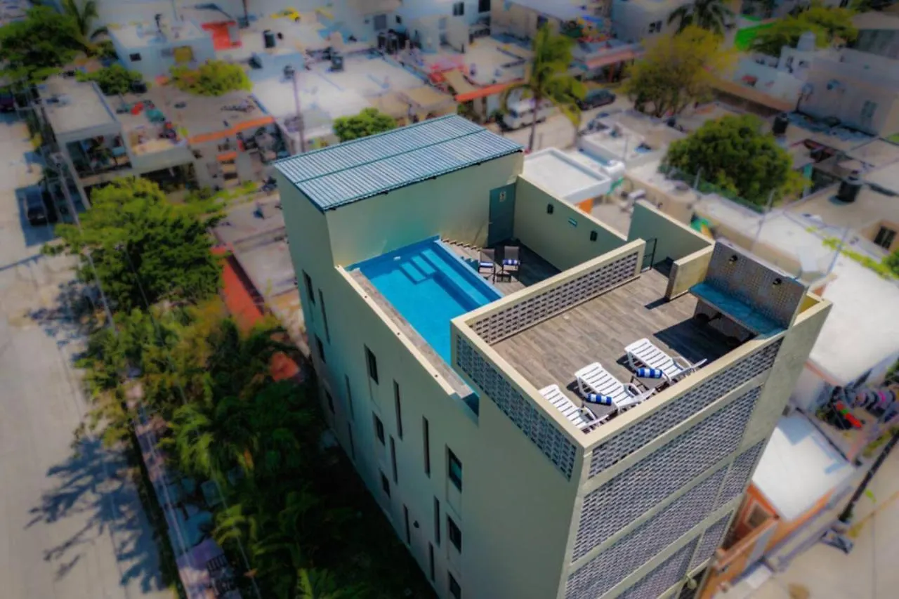 Lägenhetshotell Studio Apartment Close To The Beach-Starlink Wifi Cancún Mexiko